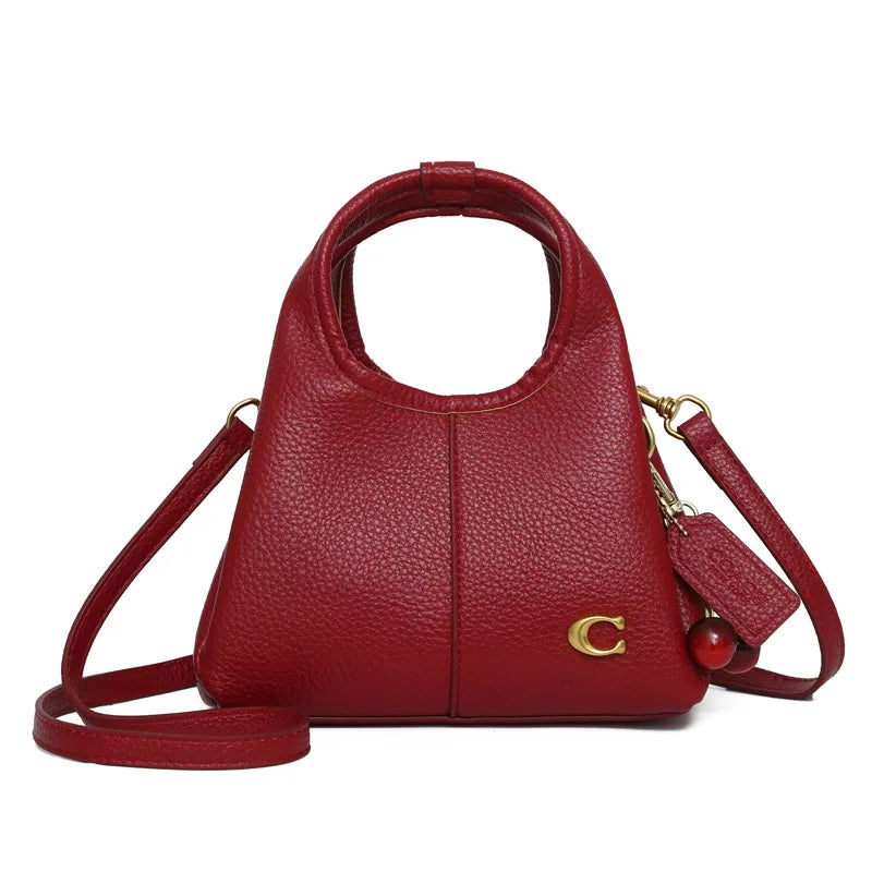 Women's Mini Bucket Bag Designer Style Large Capacity Handbag Casual Crossbody Shoulder Bag with Detachable Shoulder Strap