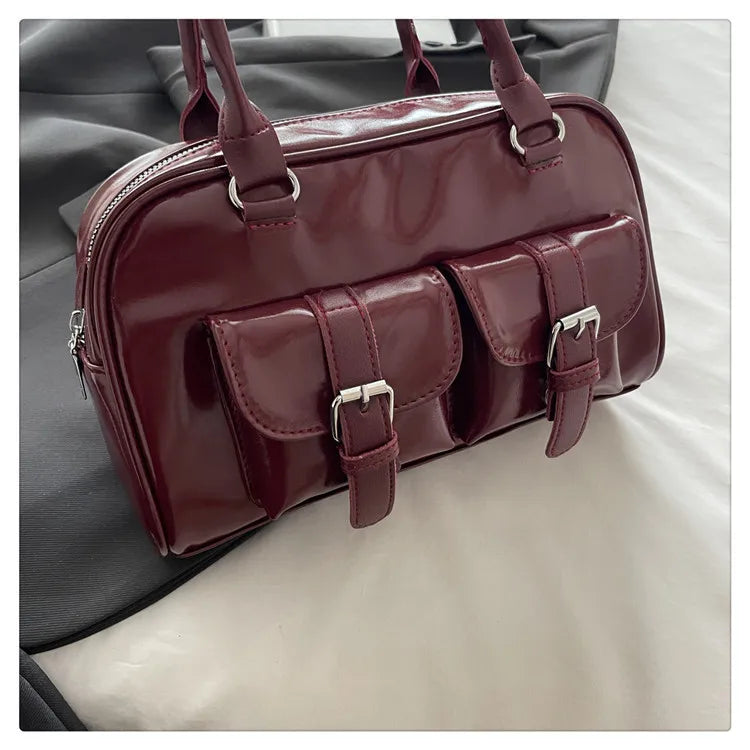 Retro Pillow Shaped Women's Bag 2025 Autumn New Fashion Trendy Large Capacity Handbag Shoulder Bag for Commute Casual