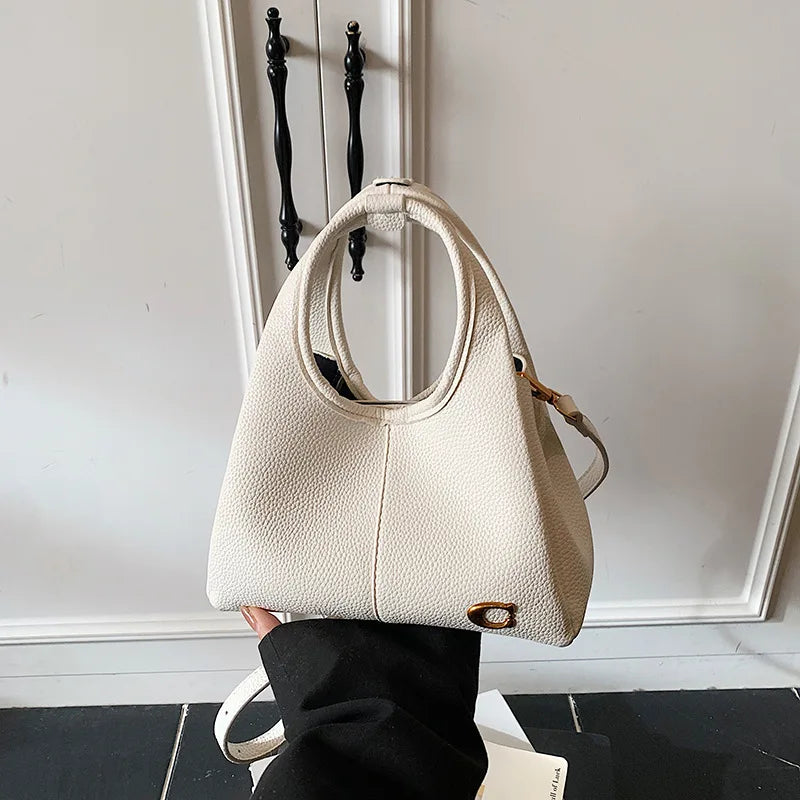 Women's Mini Bucket Bag Designer Style Large Capacity Handbag Casual Crossbody Shoulder Bag with Detachable Shoulder Strap
