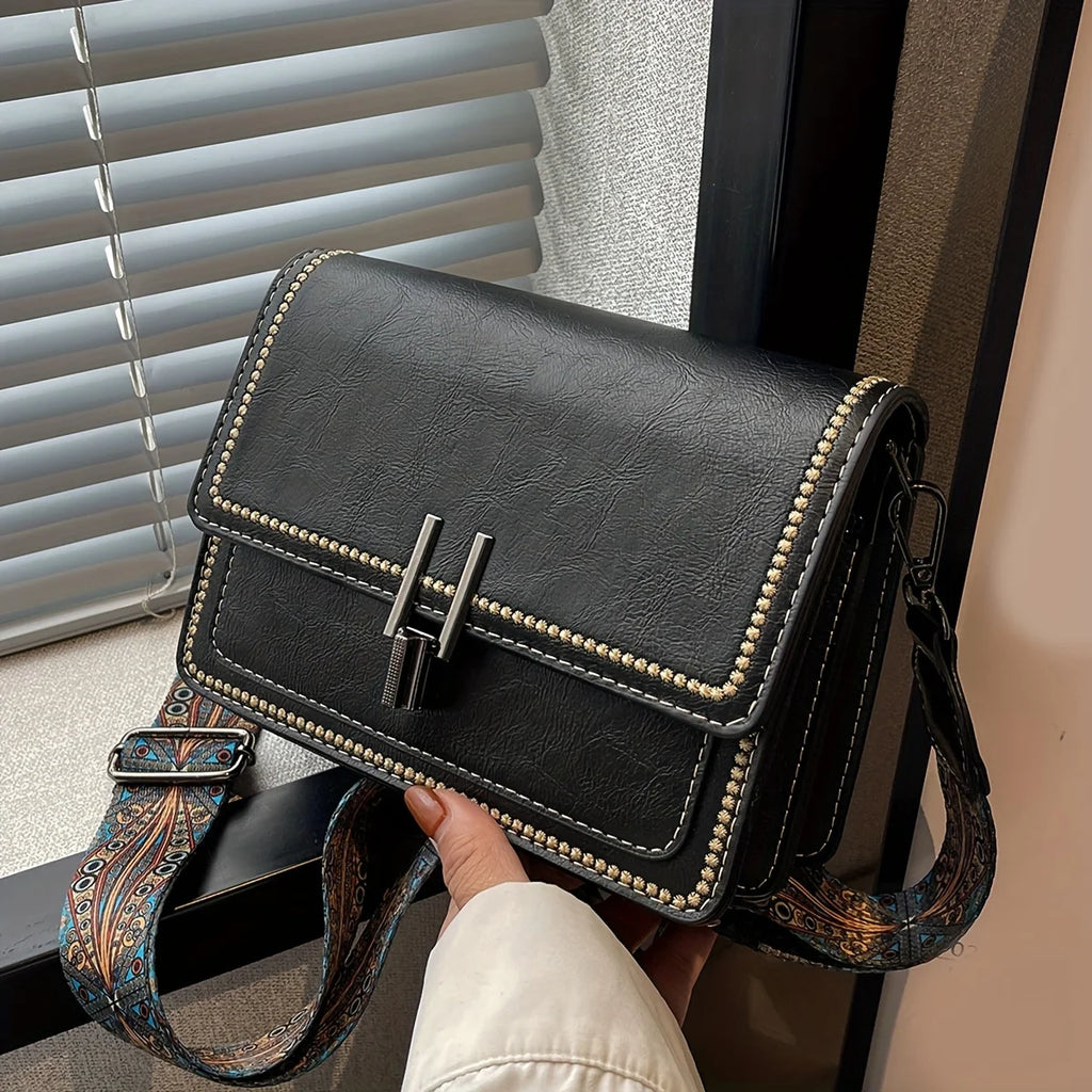 Mini Cross-Body Bags for Women, Adjustable Strap, Small Square Design Purse, Fashion Shoulder Bag, New Designer Mini Leather Bag